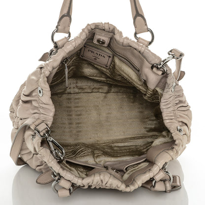 Prada Nappa Gaufre Tote Pomice 5 of 11
