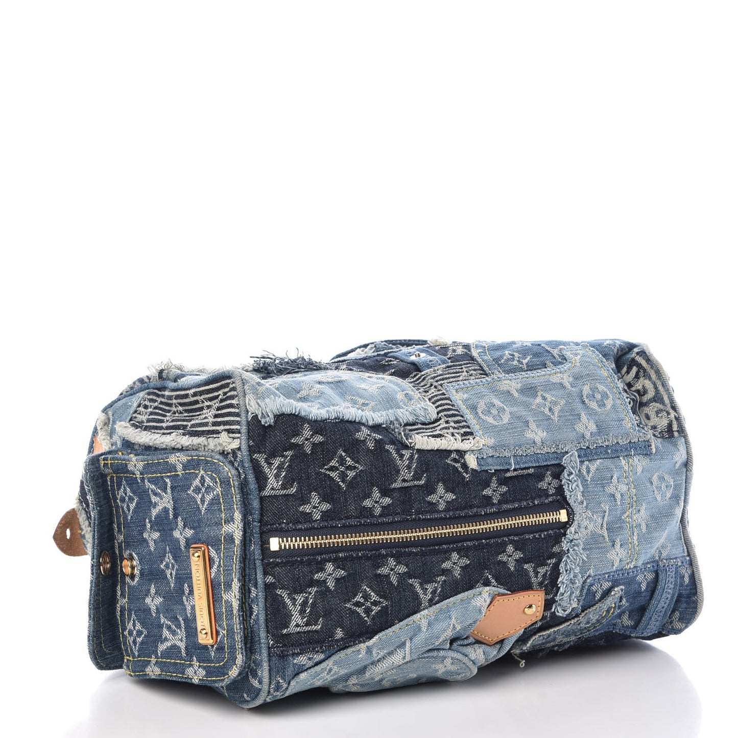 Denim Patchwork Speedy 30 Blue