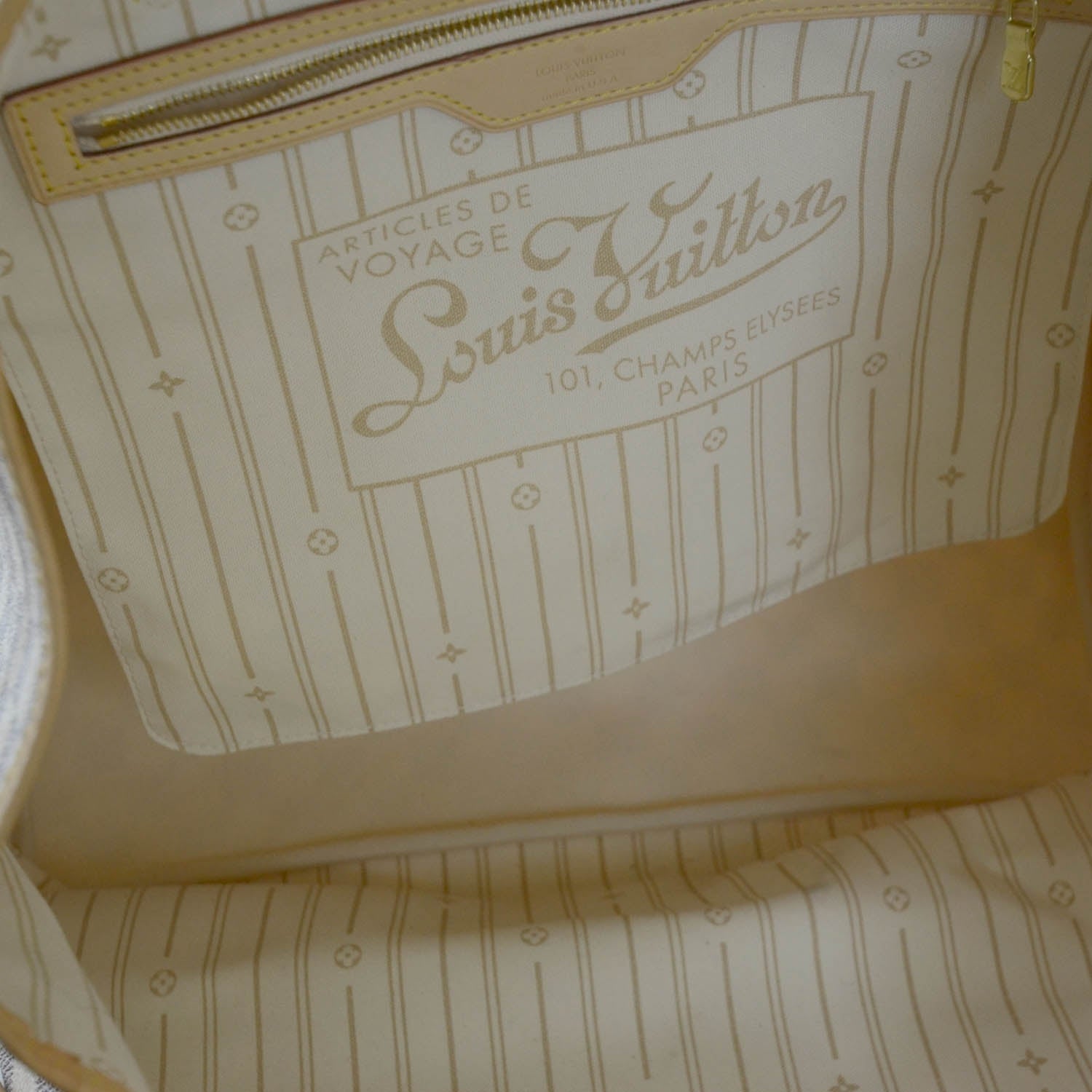 Louis Vuitton Damier Azur Neverfull GM 8 of 10