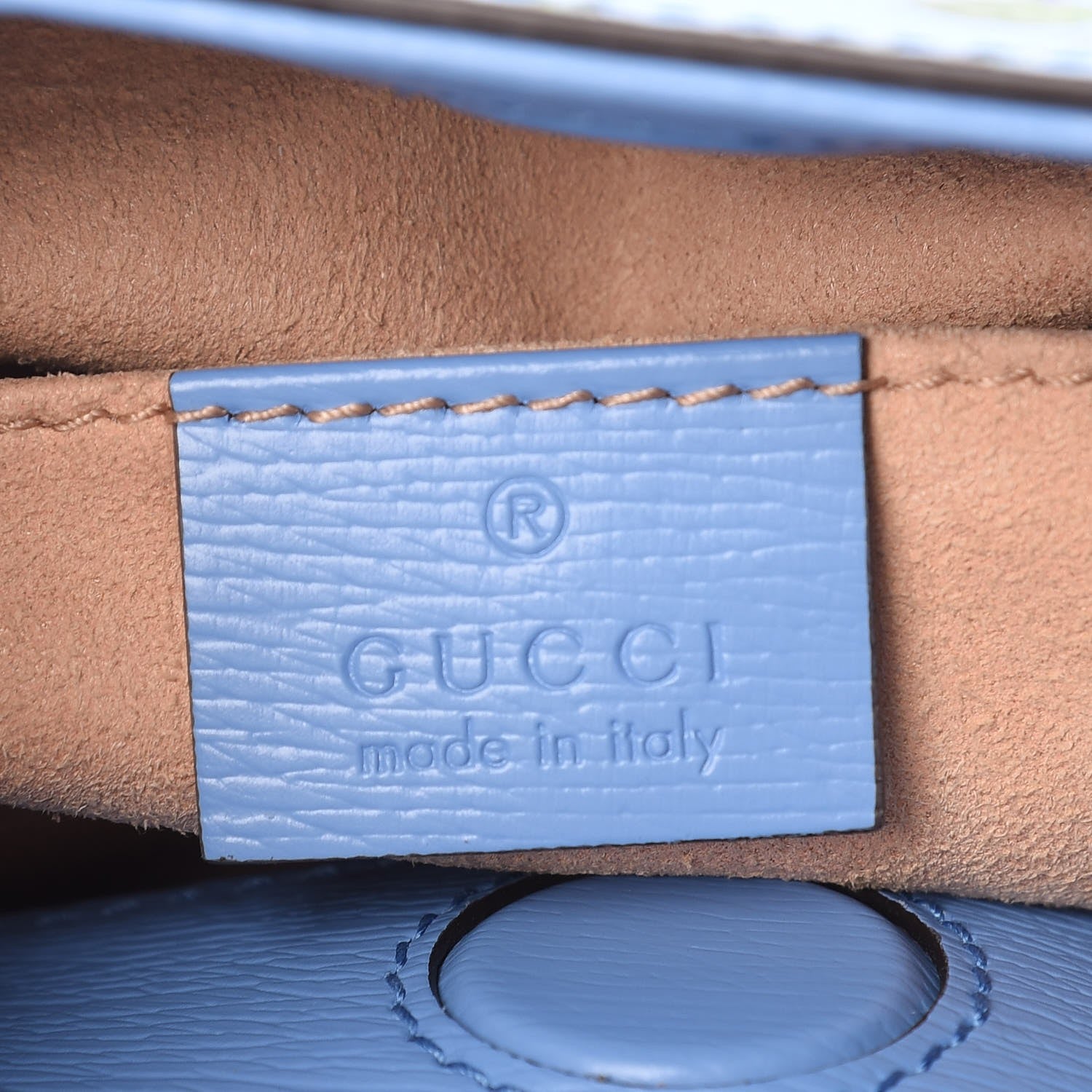 Gucci Calfskin Bamboo Web New Flora Mini Nymphaea Top Handle Bag Azure 7 of 8
