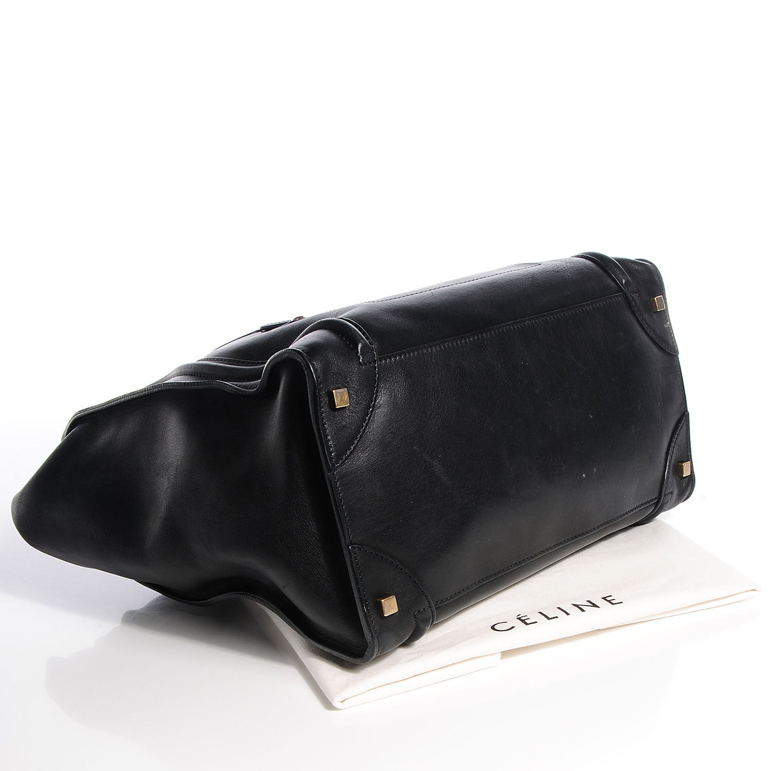 Celine Smooth Calfskin Medium Luggage Black 4 of 9
