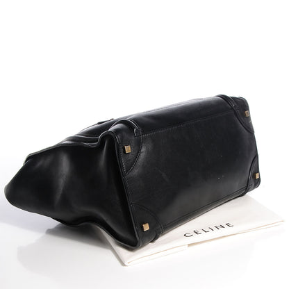 Celine Smooth Calfskin Medium Luggage Black 4 of 9