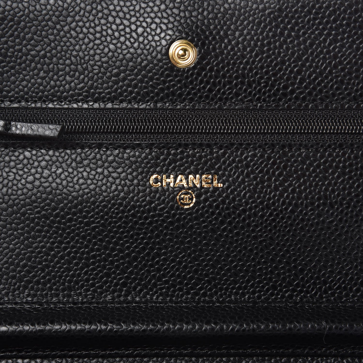 Chanel Caviar Quilted Wallet On Chain WOC Black 6 of 9