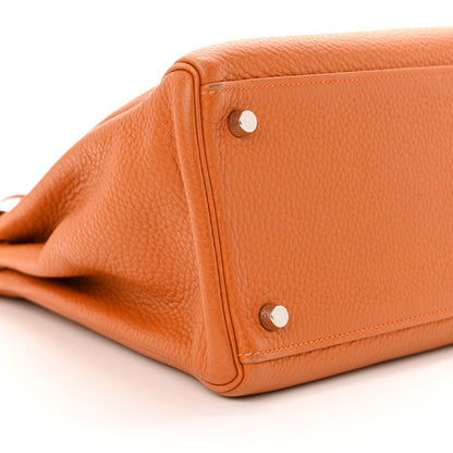 Hermes Taurillon Clemence Kelly Retourne 35 Potiron 9 of 23