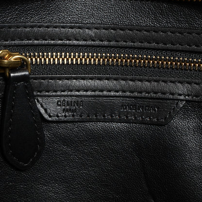 Celine Smooth Calfskin Suede Mini Tri-Color Luggage Rust 6 of 9