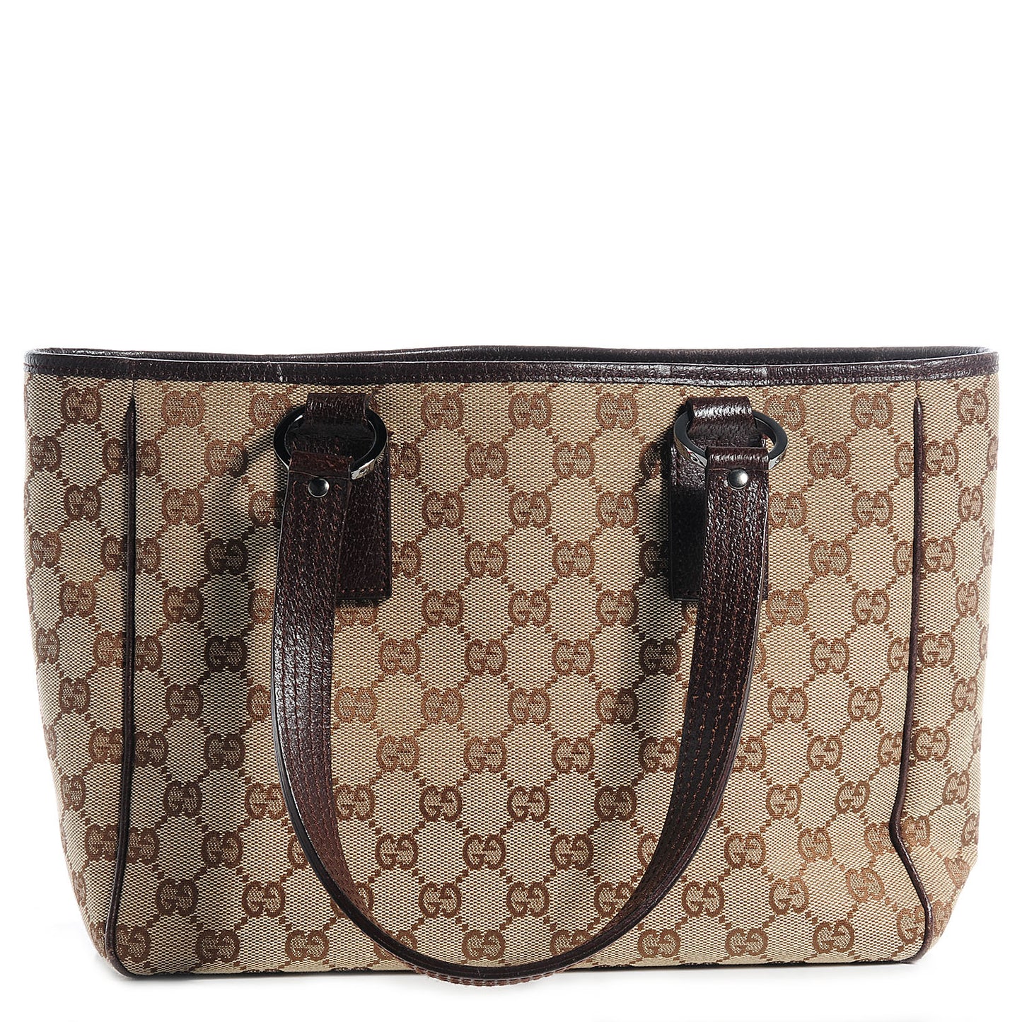 Monogram Medium Tote Brown