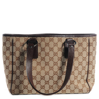 Gucci Monogram Medium Tote Brown 1 of 7
