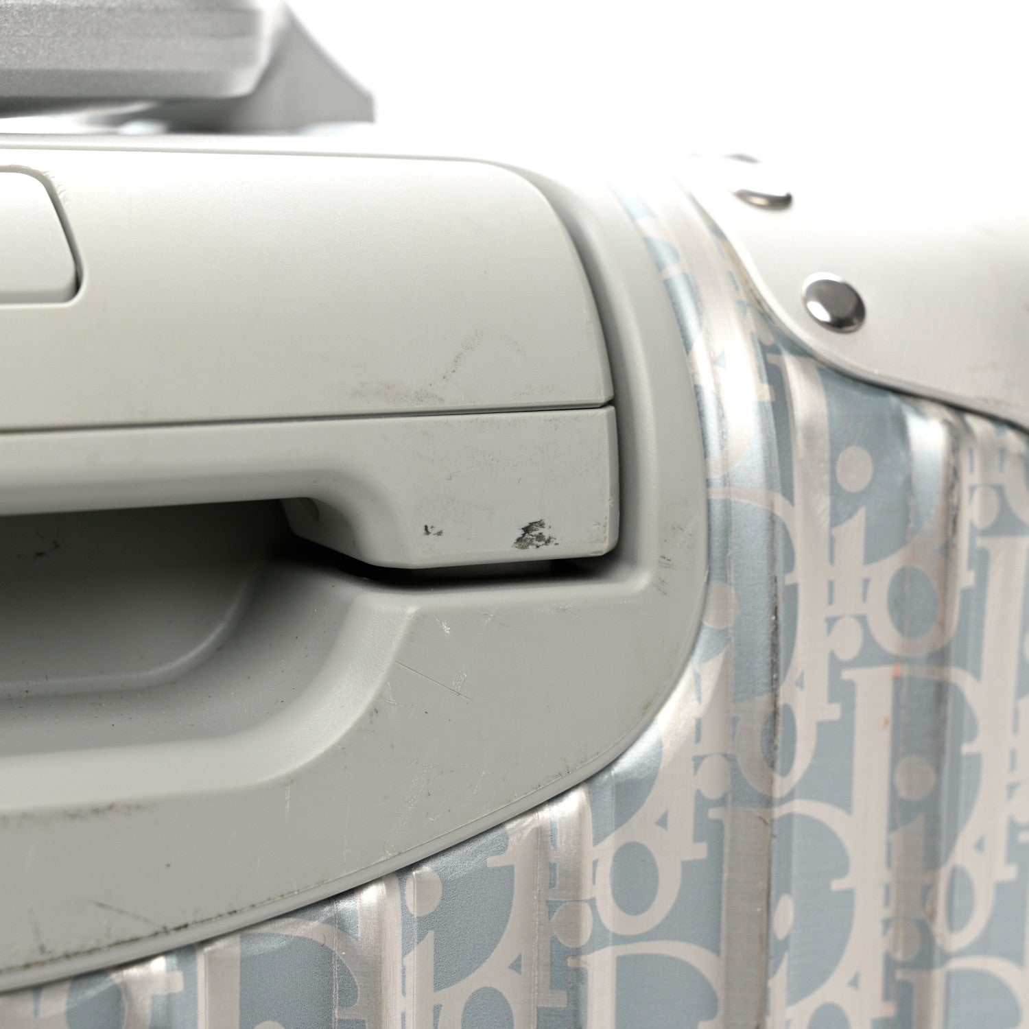 Christian Dior X RIMOWA Aluminum Gradient Cabin Luggage Blue Multi 12 of 12