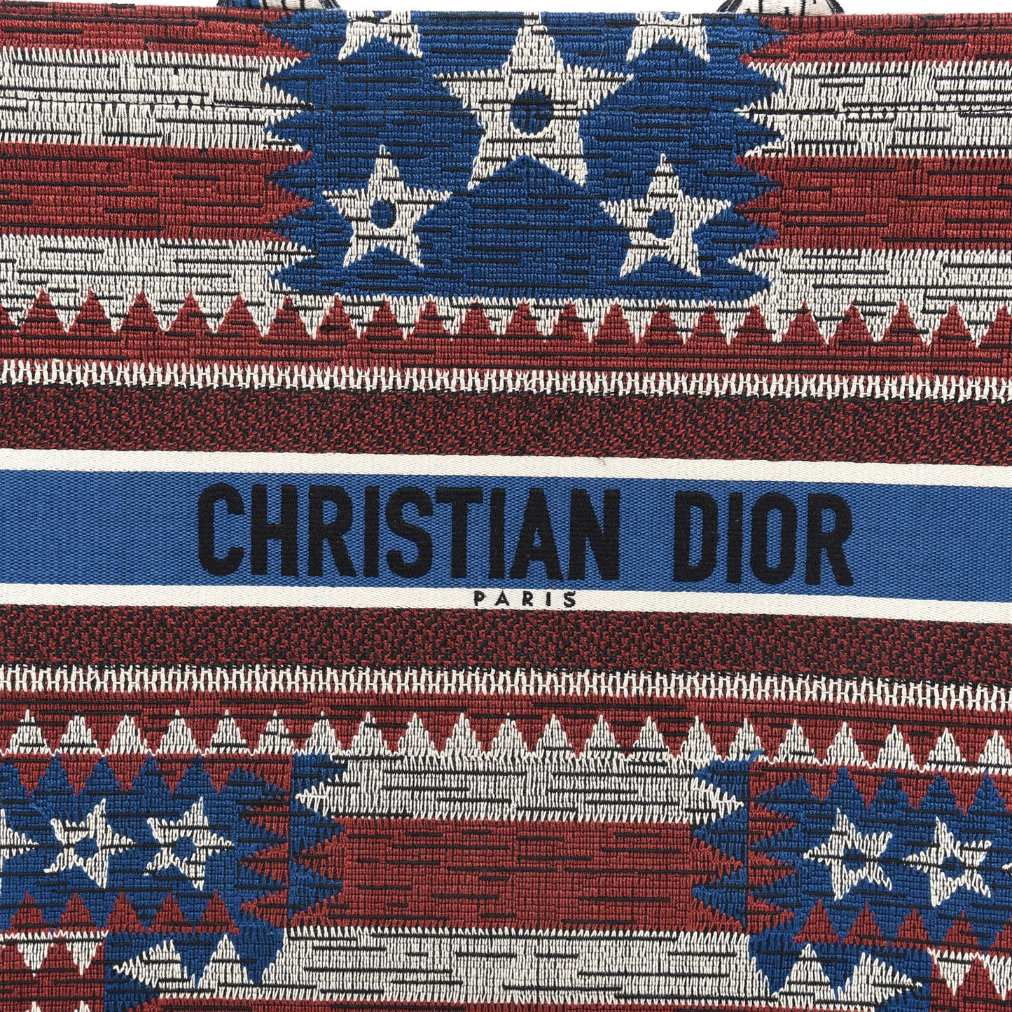 Canvas Embroidered Exclusive US Book Tote Multicolor