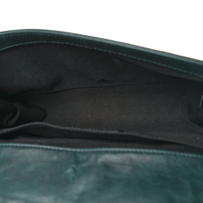 Chanel Calfskin Double Stitch Medium Boy Flap Green 5 of 14