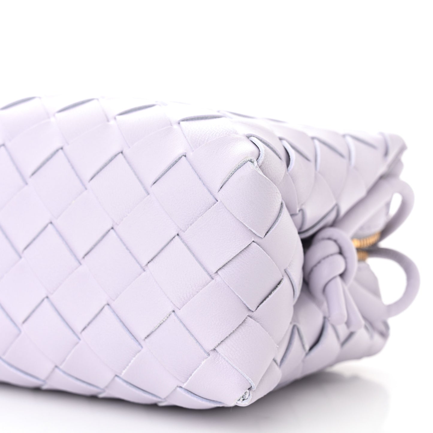Nappa Intrecciato Mini Loop Camera Bag Oyster