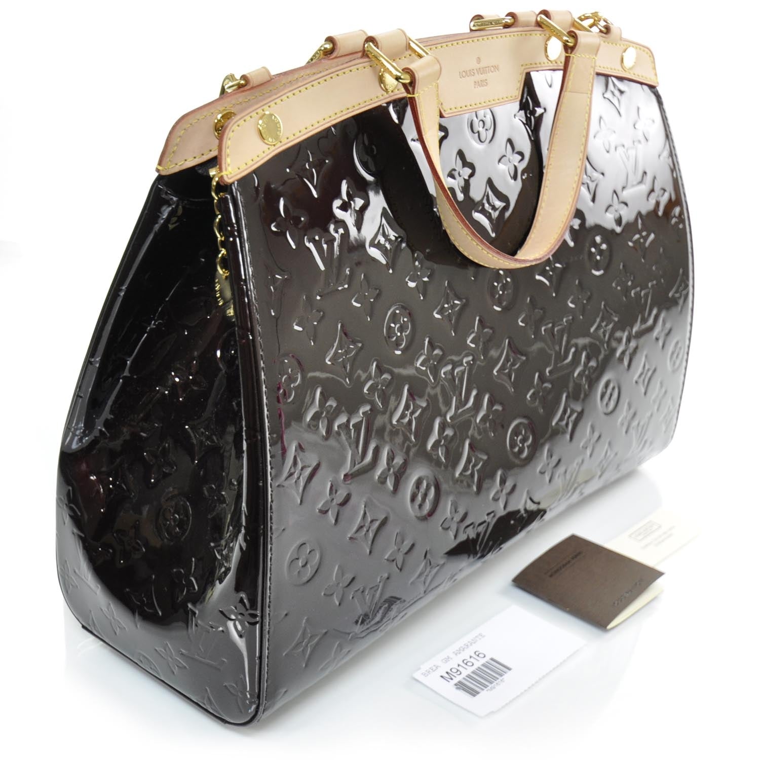 Louis Vuitton Vernis Brea MM Amarante 3 of 8