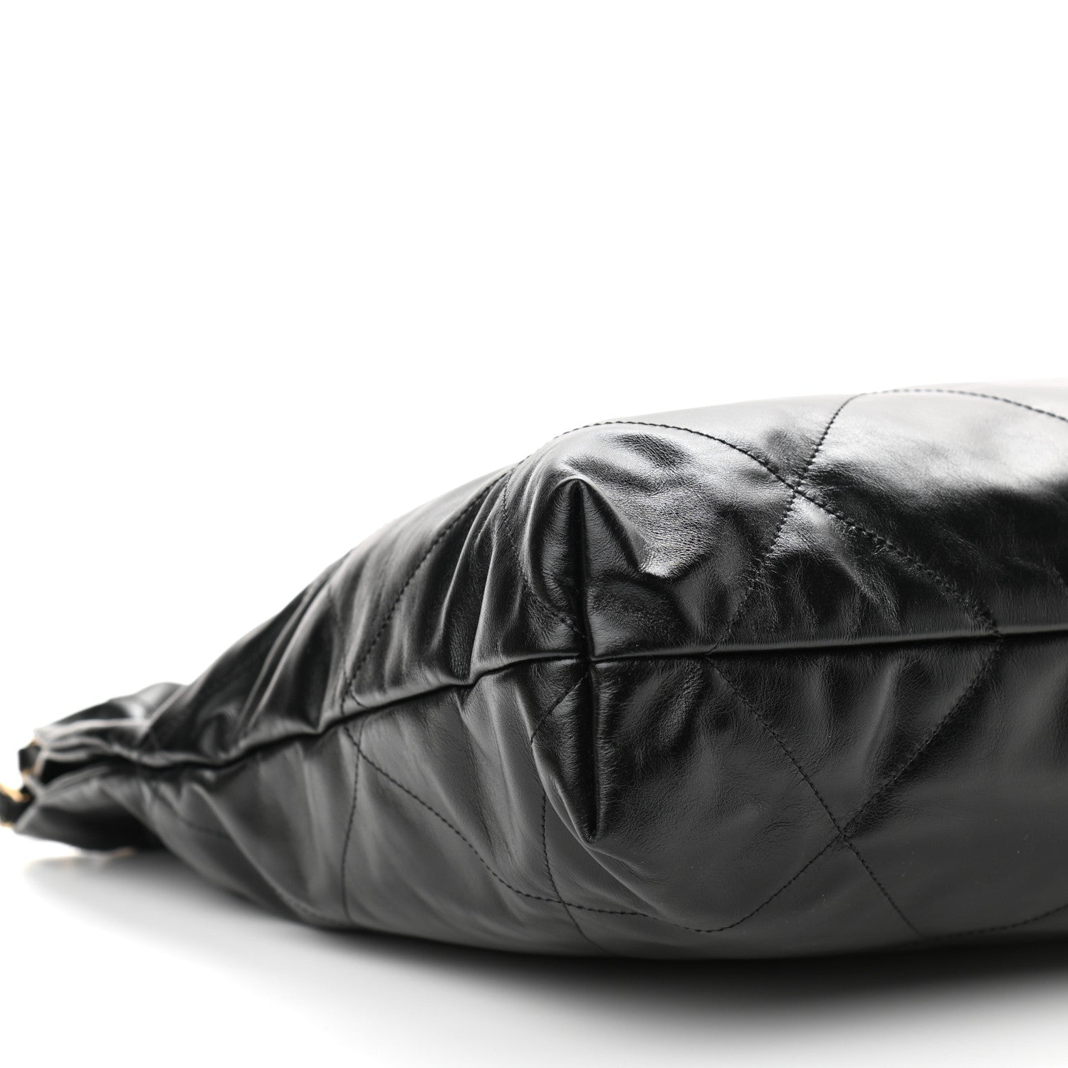 Chanel Shiny Calfskin Quilted Chanel 22 Black 10 of 11