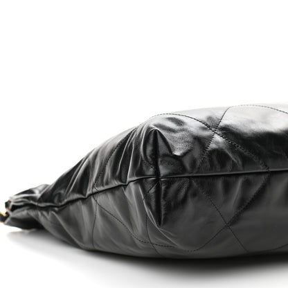Chanel Shiny Calfskin Quilted Chanel 22 Black 10 of 11