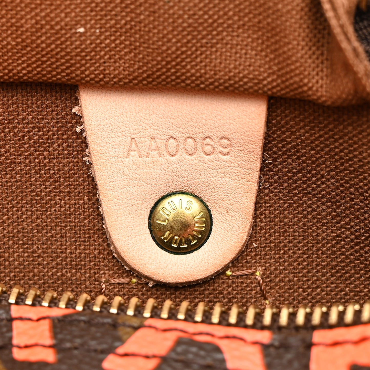 Monogram Graffiti Speedy 30 Orange