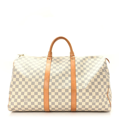 Louis Vuitton Damier Azur Keepall 50 1 of 10