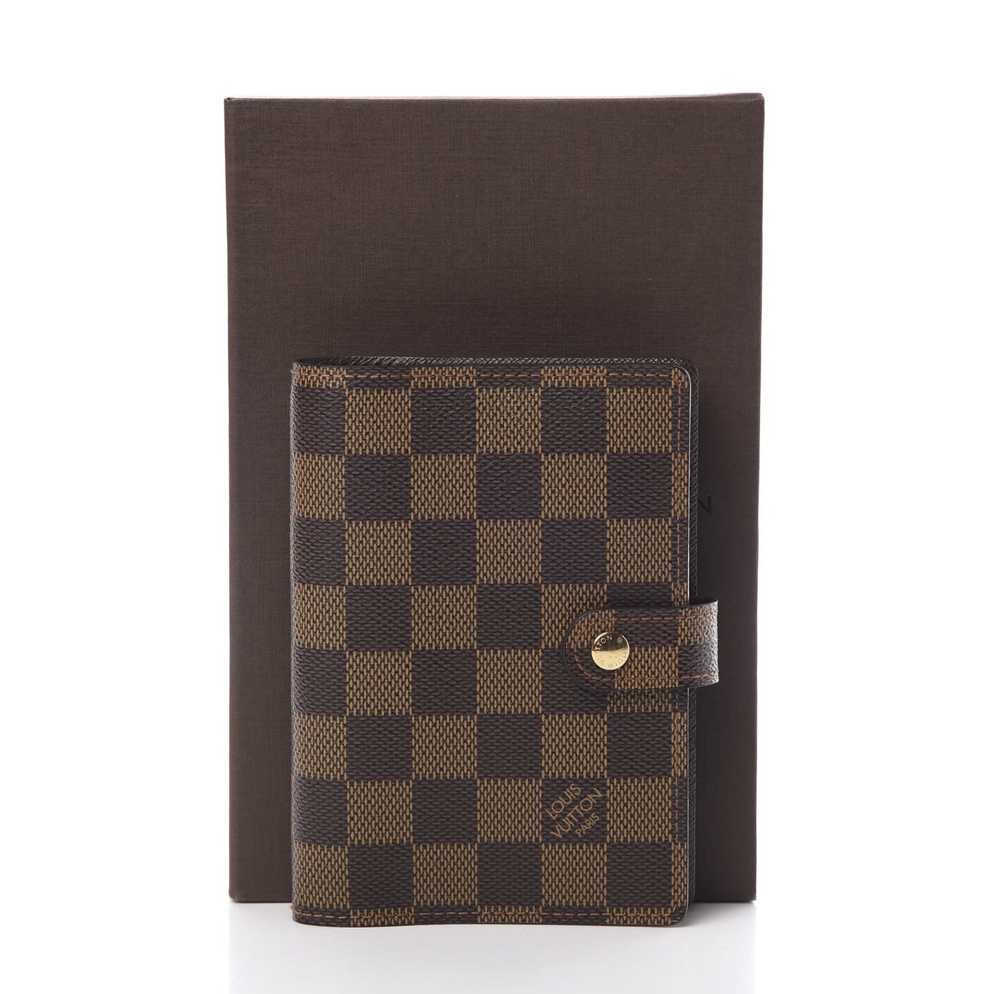 Damier Ebene Small Ring Agenda Cover
