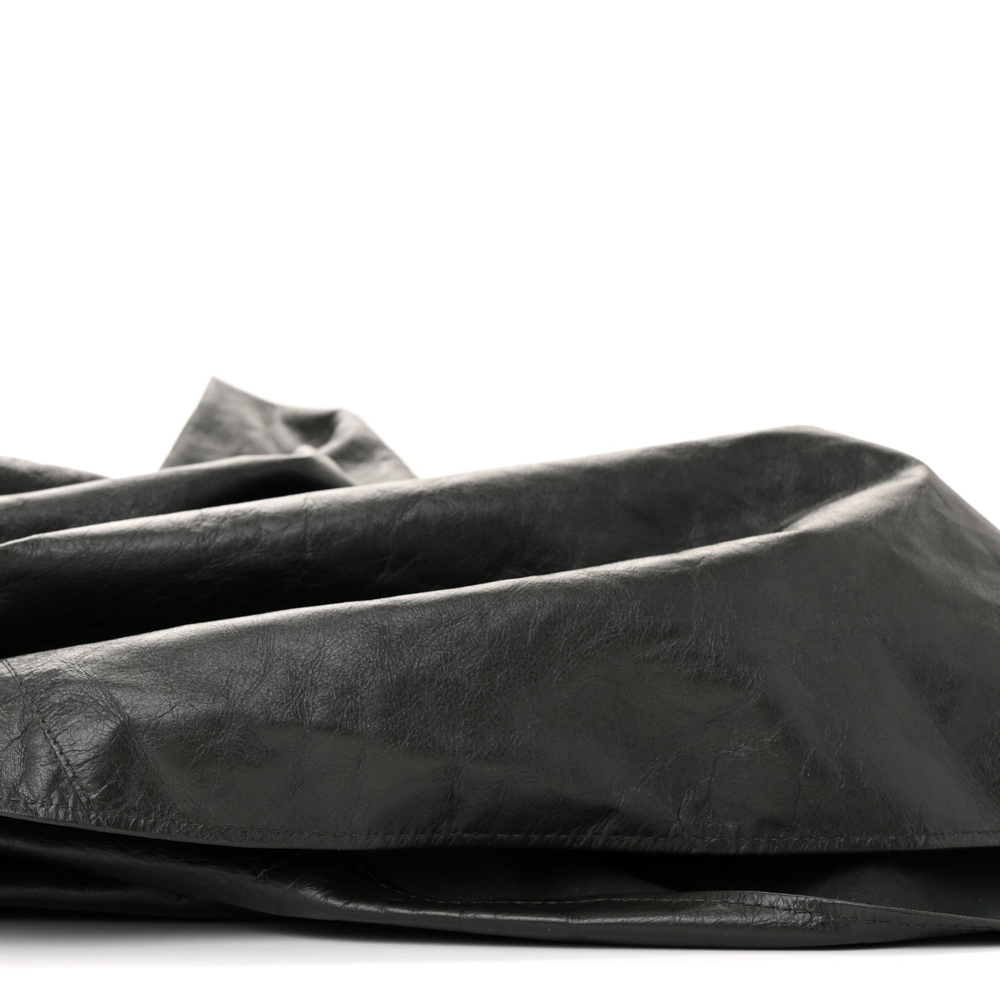 Calfskin Foulard Shoulder Bag Dark Green