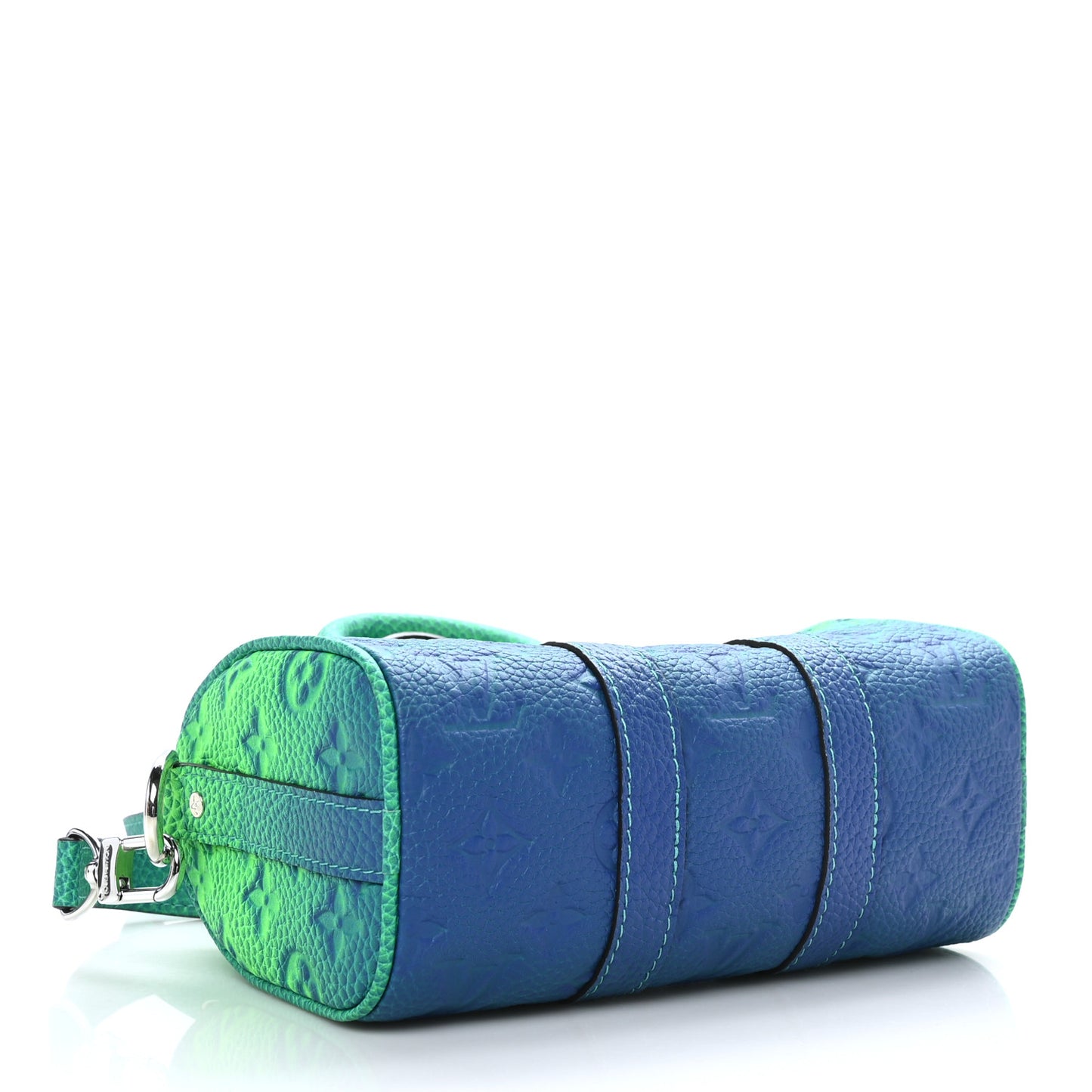 Taurillon Illusion Keepall XS Bleu Vert