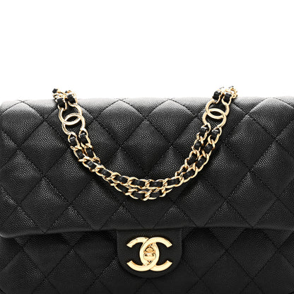 Chanel Caviar Quilted Small CC You Flap Black 8 of 10