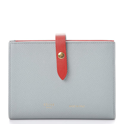Celine Grained Calfskin Medium Multifunction Strap Wallet Blue 1 of 10