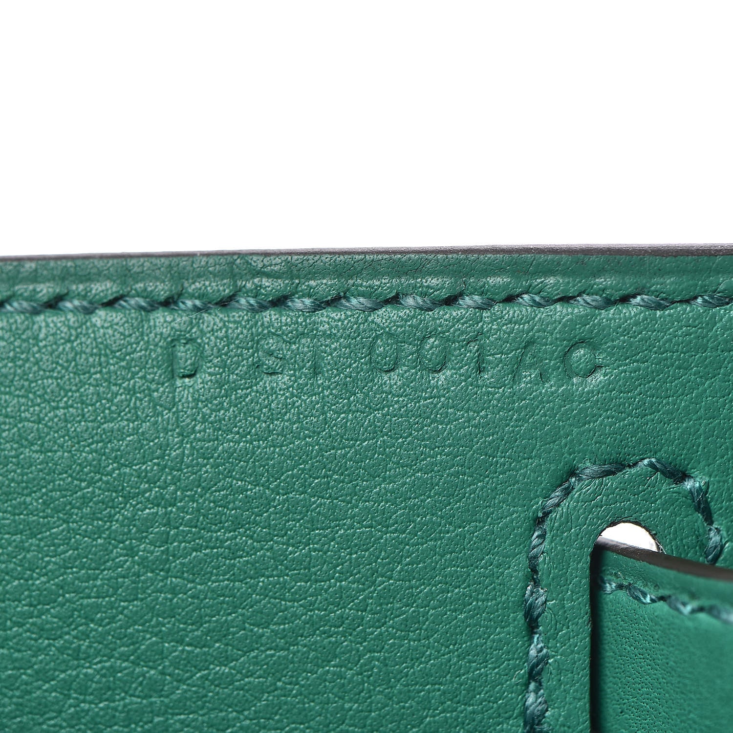 Hermes Swift Kelly Pochette Clutch Vert Vertigo 7 of 29