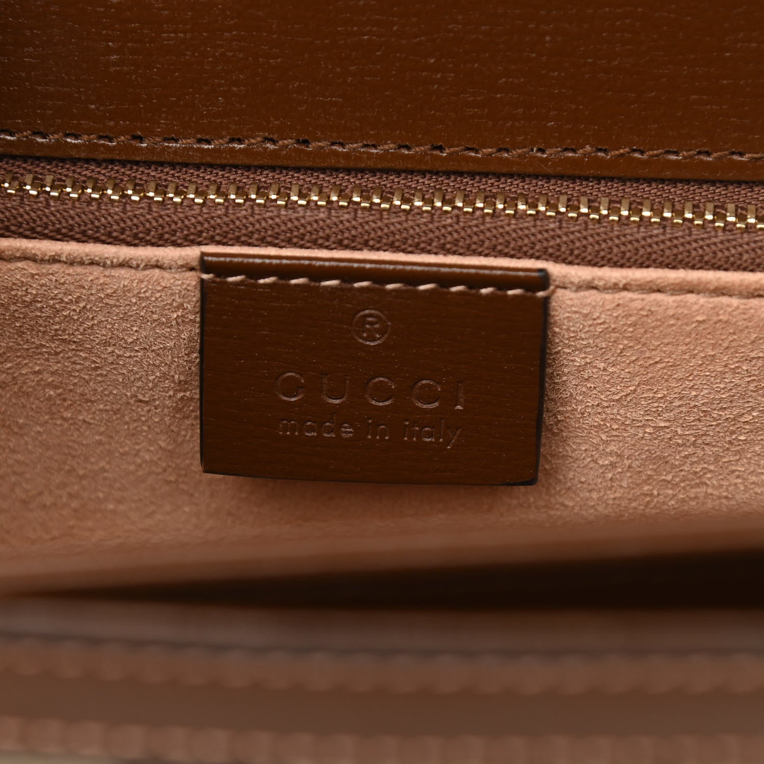 Gucci GG Supreme Monogram Horsebit 1955 Shoulder Bag Beige Brown Sugar 9 of 14