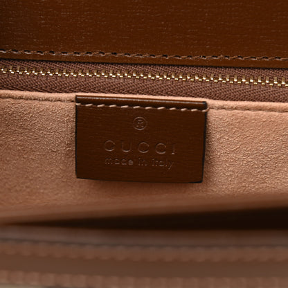 Gucci GG Supreme Monogram Horsebit 1955 Shoulder Bag Beige Brown Sugar 9 of 14
