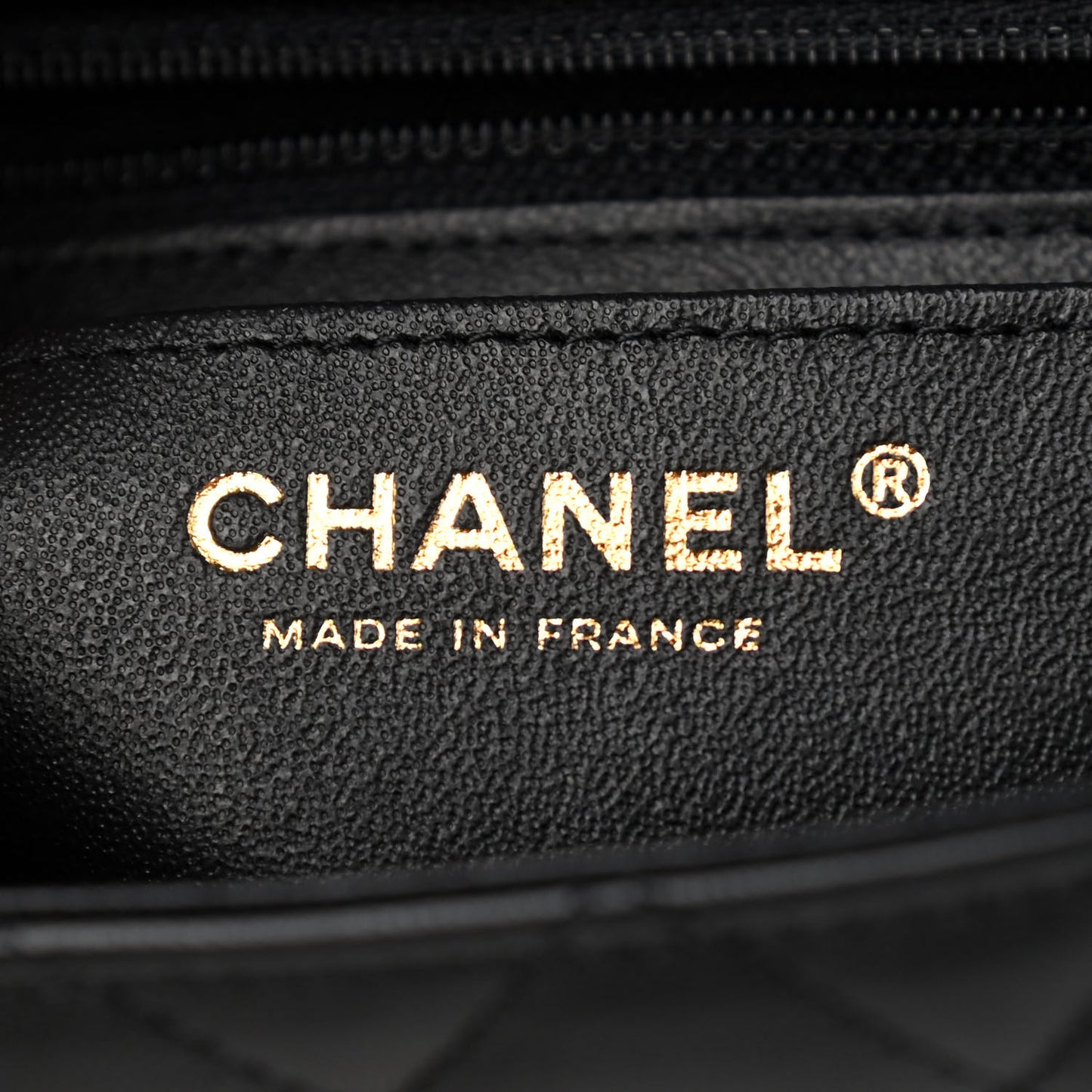 Lambskin Quilted Mini Rectangular Flap Black