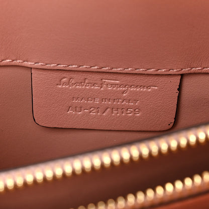 Salvatore Ferragamo Calfskin Medium The Studio Box Bag Antique Rose 6 of 8