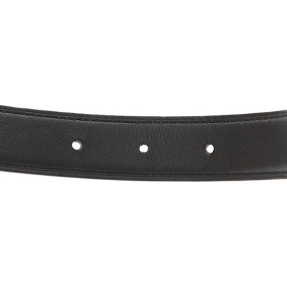 Hermes Epsom Swift Enamel 24mm Belt 90 Etoupe Gold Black 3 of 5