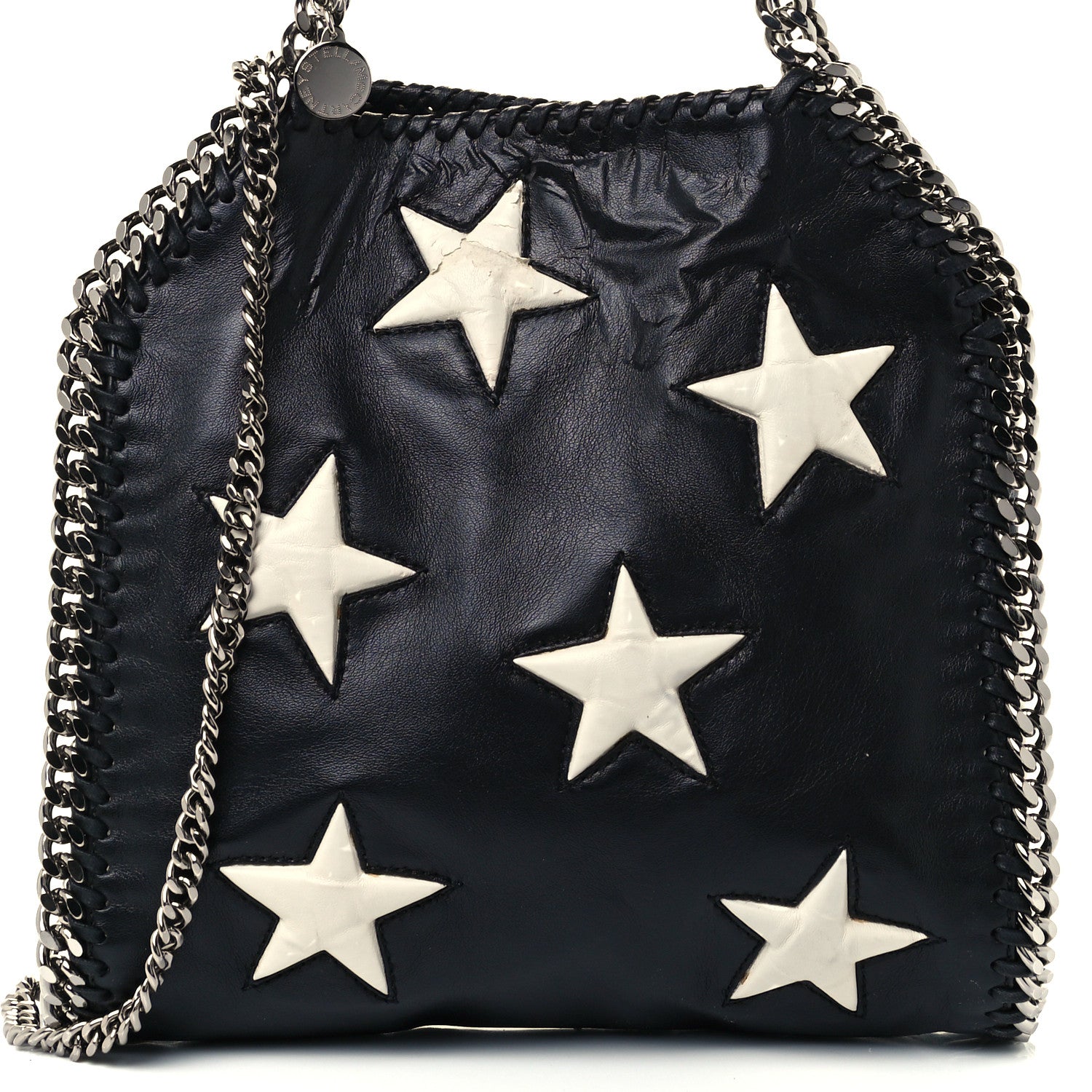 Stella McCartney Alter Nappa Embossed Mini Star Falabella Tote Black 10 of 12