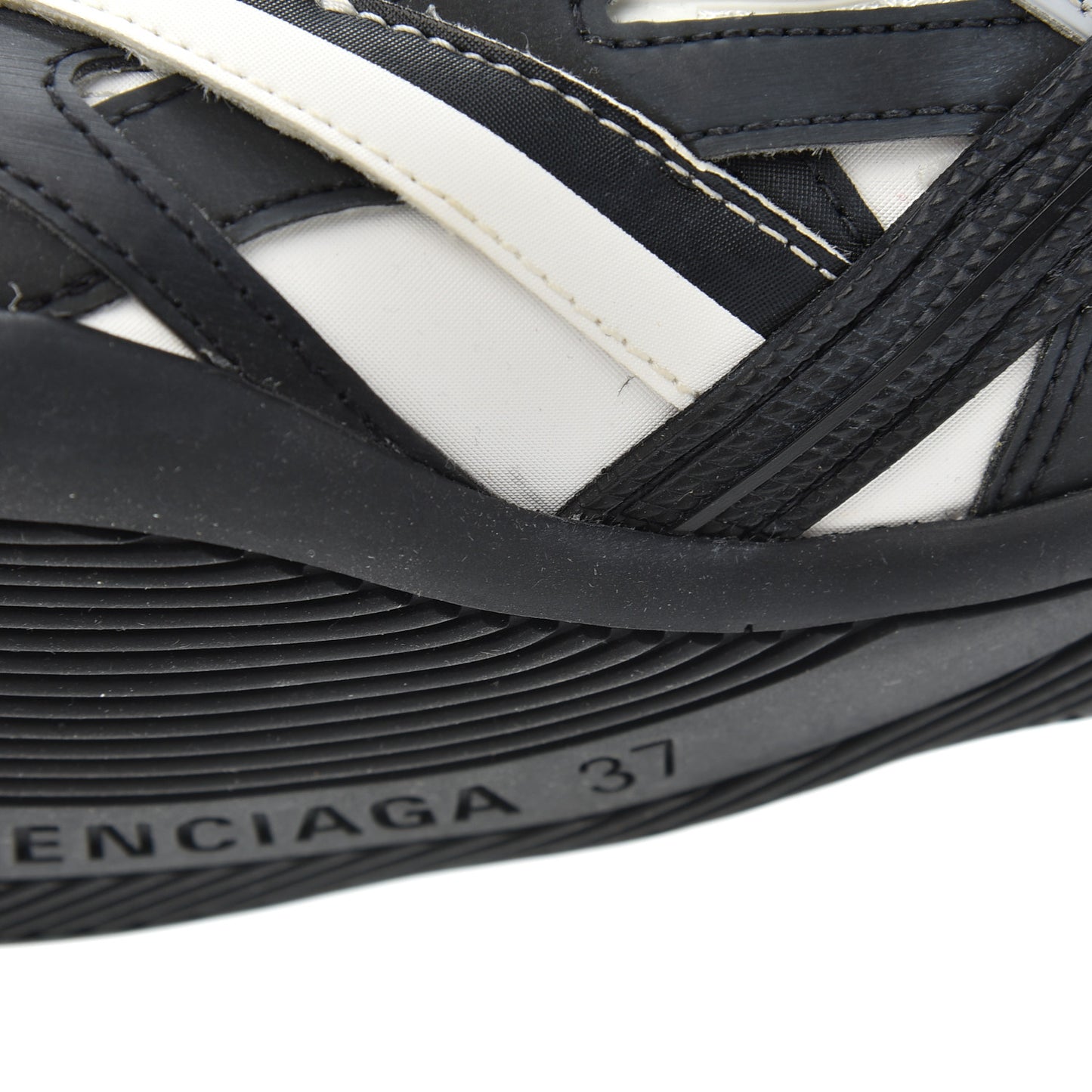 Mesh Rubber Womens Drive Sneakers 37 Light Grey Black