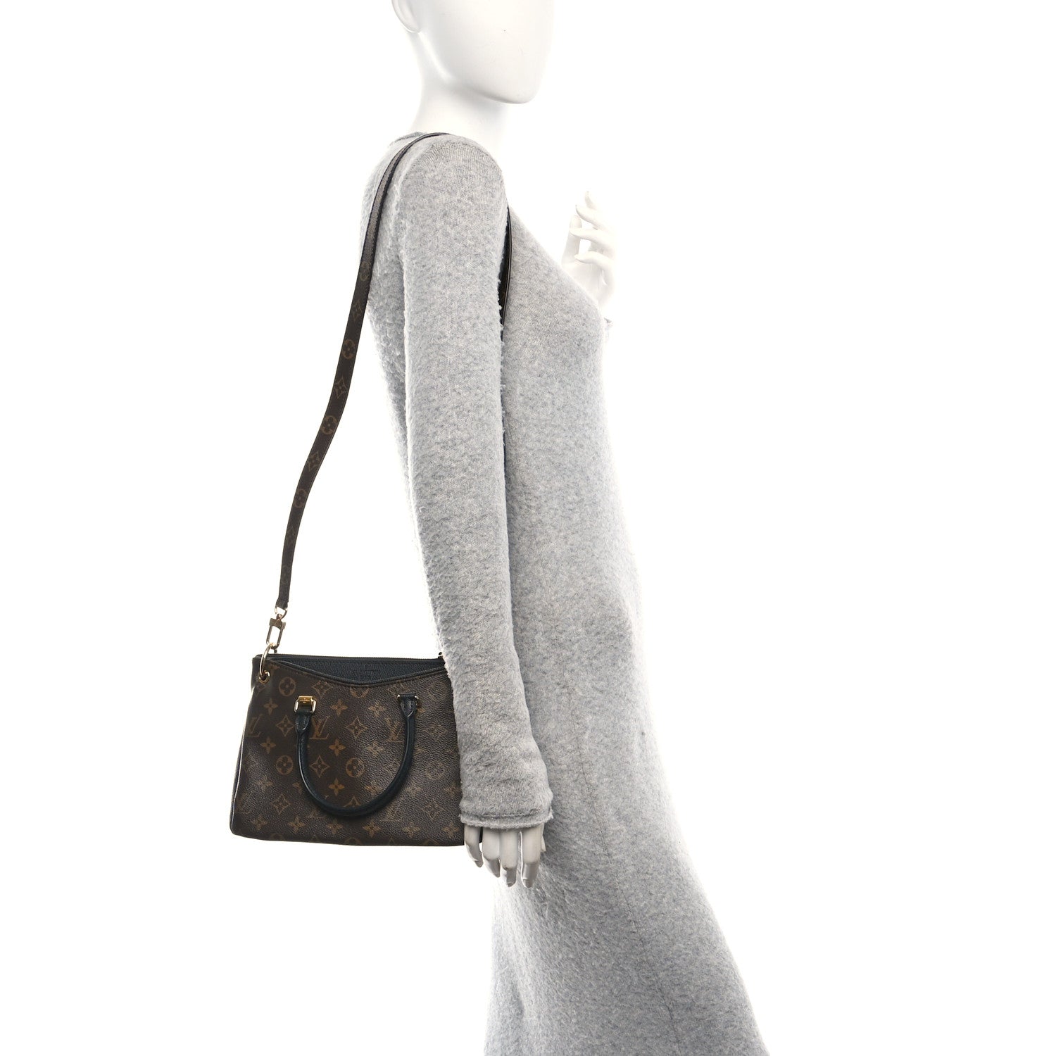 Louis Vuitton Monogram Pallas Full BB Black 2 of 10