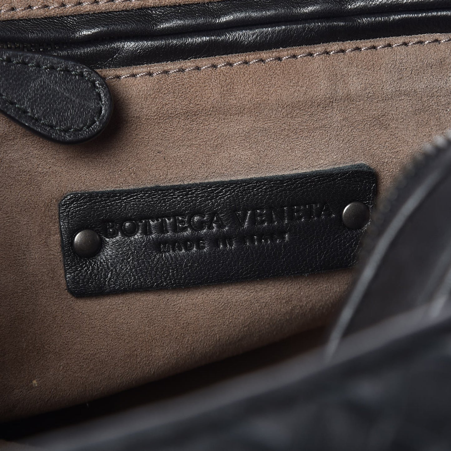 Nappa Intrecciato Nodini Bag Black
