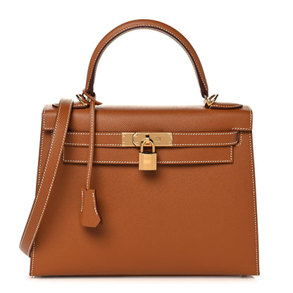 Hermes Epsom Kelly Sellier 28 Gold 1 of 11