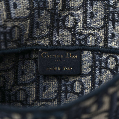Christian Dior Oblique Slim Saddle Pouch Blue 6 of 11