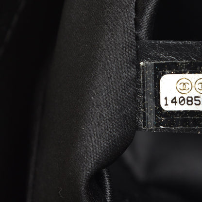 Chanel Lambskin Quilted Large Blizzard Zip Top Flap Light Beige Black 7 of 13