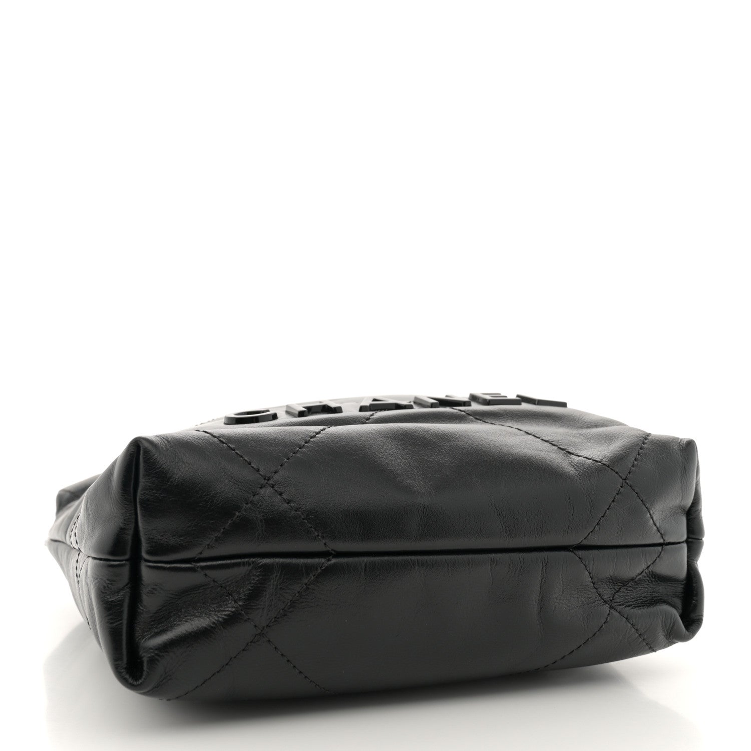 Chanel Shiny Calfskin Quilted Mini Chanel 22 So Black 4 of 12
