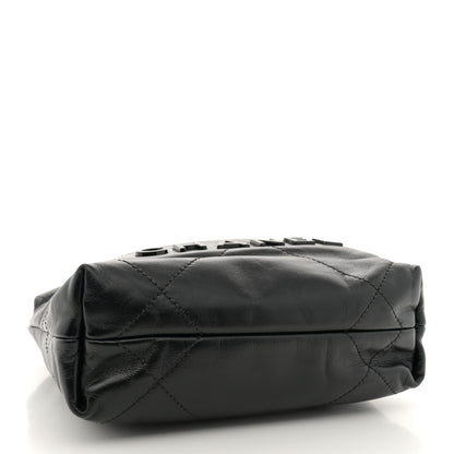 Chanel Shiny Calfskin Quilted Mini Chanel 22 So Black 4 of 12