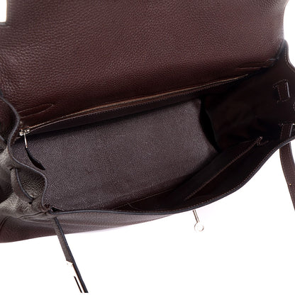 Hermes Togo Kelly Retourne 35 Chocolate 6 of 21
