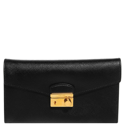 Prada Saffiano Sound Clutch Nero Black 1 of 12