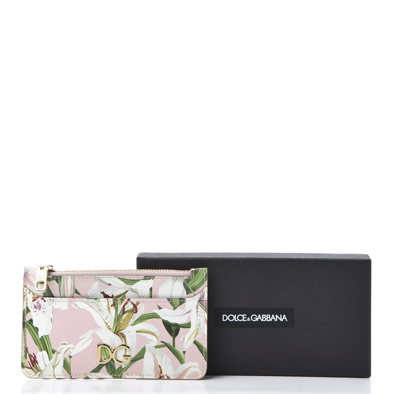 Dolce & Gabbana Dauphine Floral Print Zip Card Holder Multicolor 8 of 8