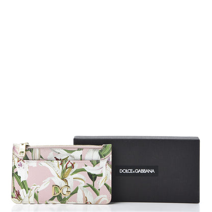 Dolce & Gabbana Dauphine Floral Print Zip Card Holder Multicolor 8 of 8