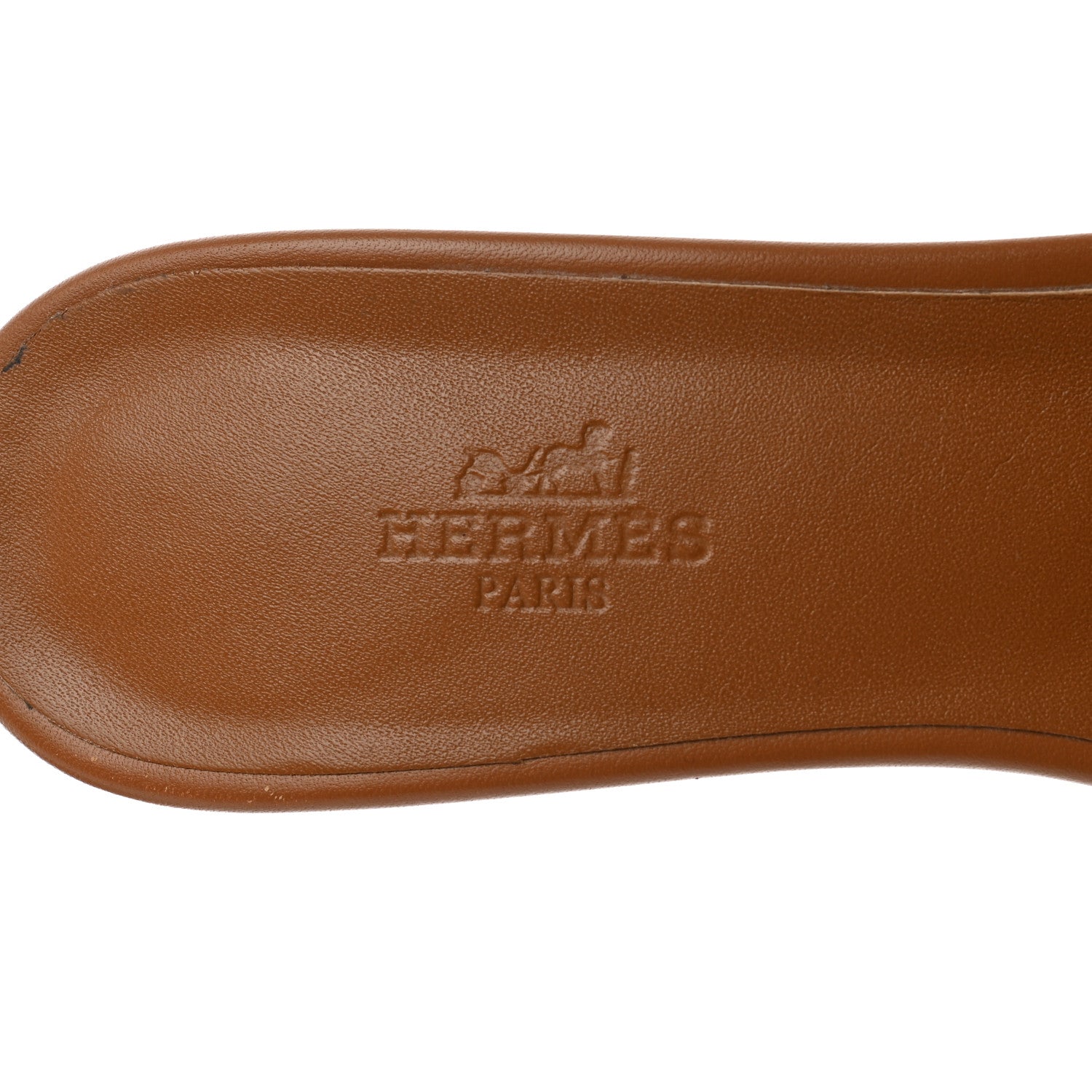 Hermes Calfskin Gigi 50 Sandals 37.5 Naturel 6 of 11