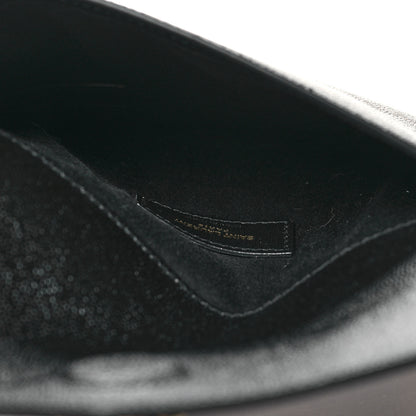 Saint Laurent Grain De Poudre Uptown Baby Pouch Black 5 of 9