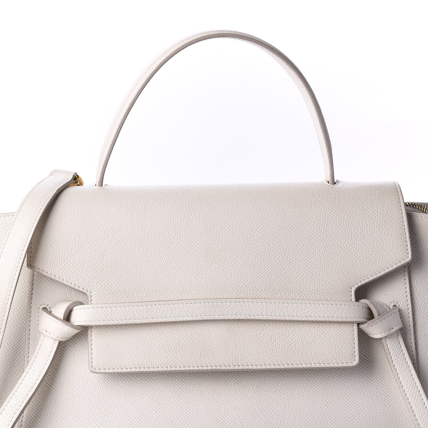 Celine Grained Calfskin Mini Belt Bag White 14 of 14