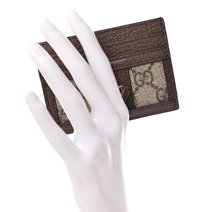 Gucci GG Supreme Monogram Ophidia Card Holder Brown 2 of 6