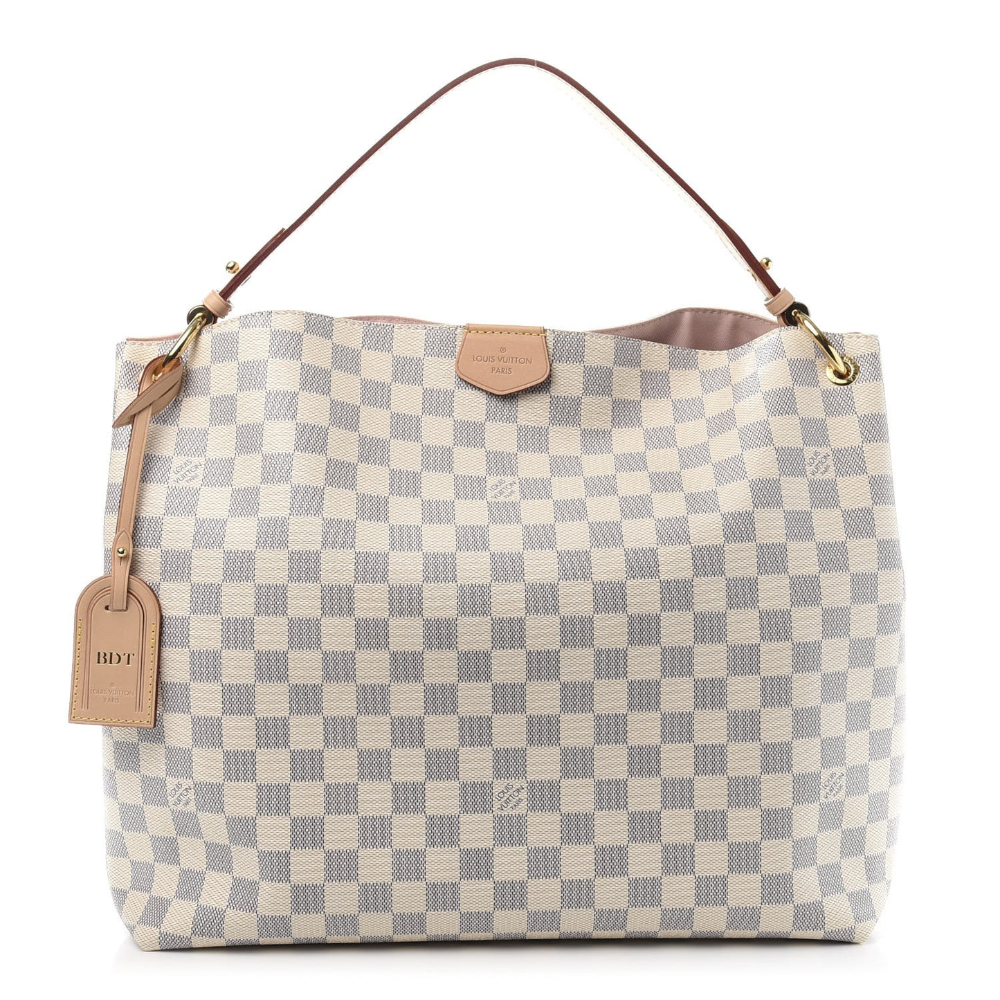 Damier Azur Graceful MM Rose Ballerine