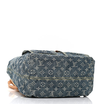 Louis Vuitton Denim Sac a Dos Backpack GM Blue 5 of 15